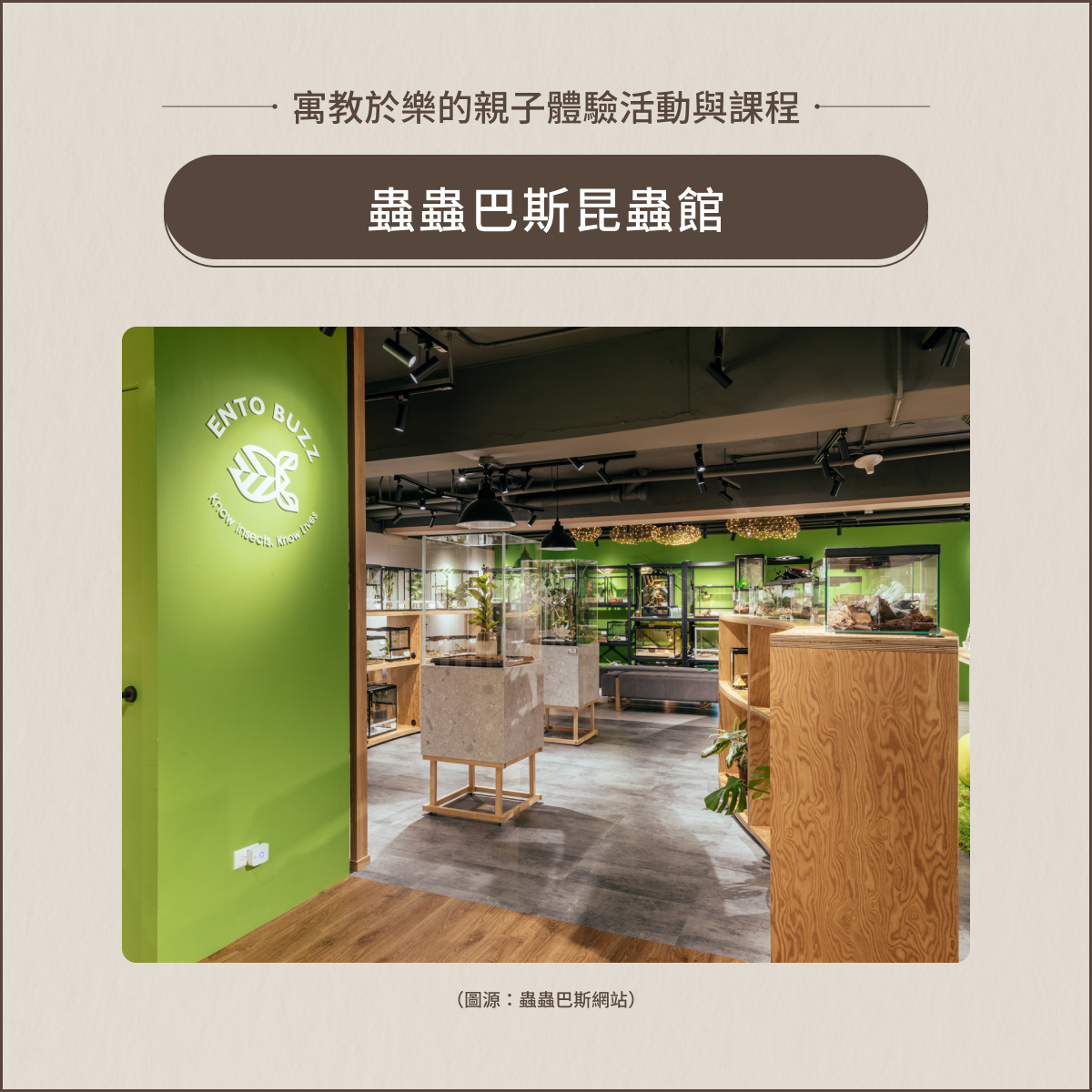 室內親子景點:蟲蟲巴斯昆蟲館